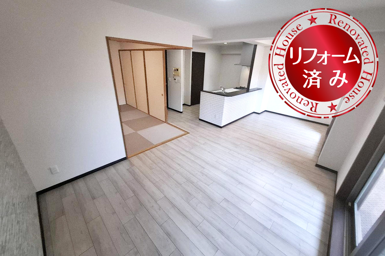【マンション】ローレルコート上野芝＃堺市西区上野芝町４丁＃阪和線上野芝駅まで徒歩2分の好立地。専有面積75.36ｍ2のゆったり3LDKをリフォーム済みです。