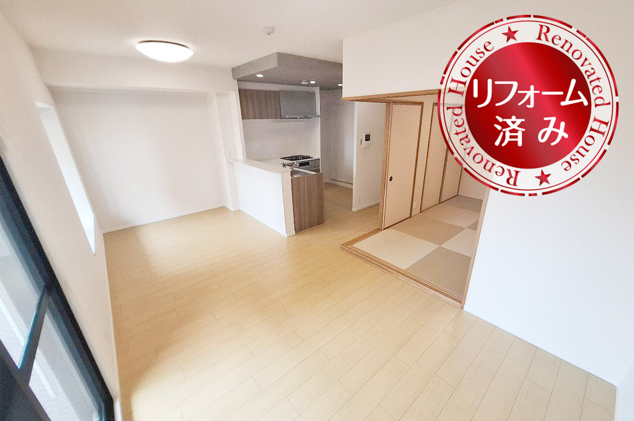 【マンション】ユニライフ泉北深井駅前＃堺市中区深井清水町＃南海泉北線深井駅徒歩2分！南向きの明るいリビングが魅力の3LDKをリフォーム済み。お買物便利な好立地マンションです。