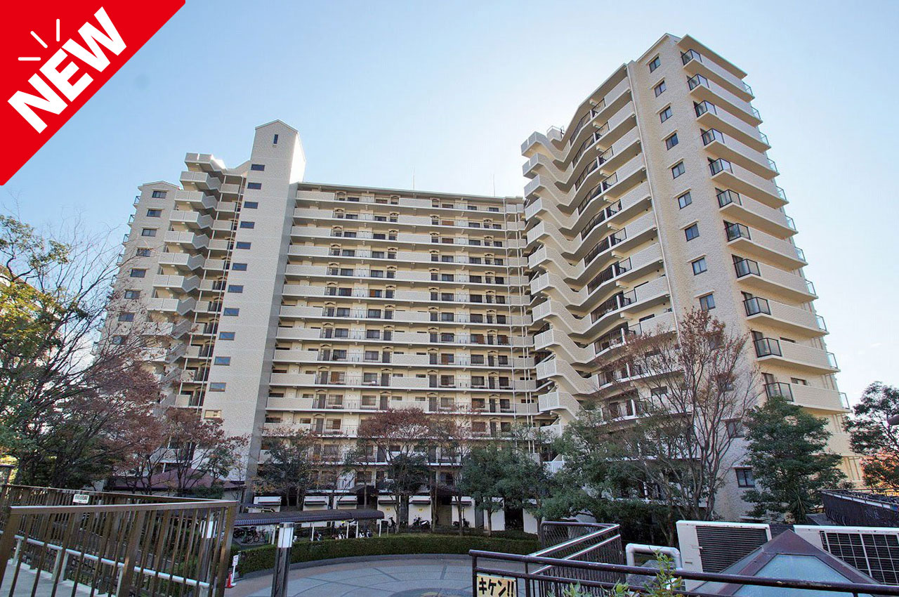 サンシティ貝塚弐番館★専有面積87.96m2の４LDK！個性的な内装！月々２万円台のお支払いより。