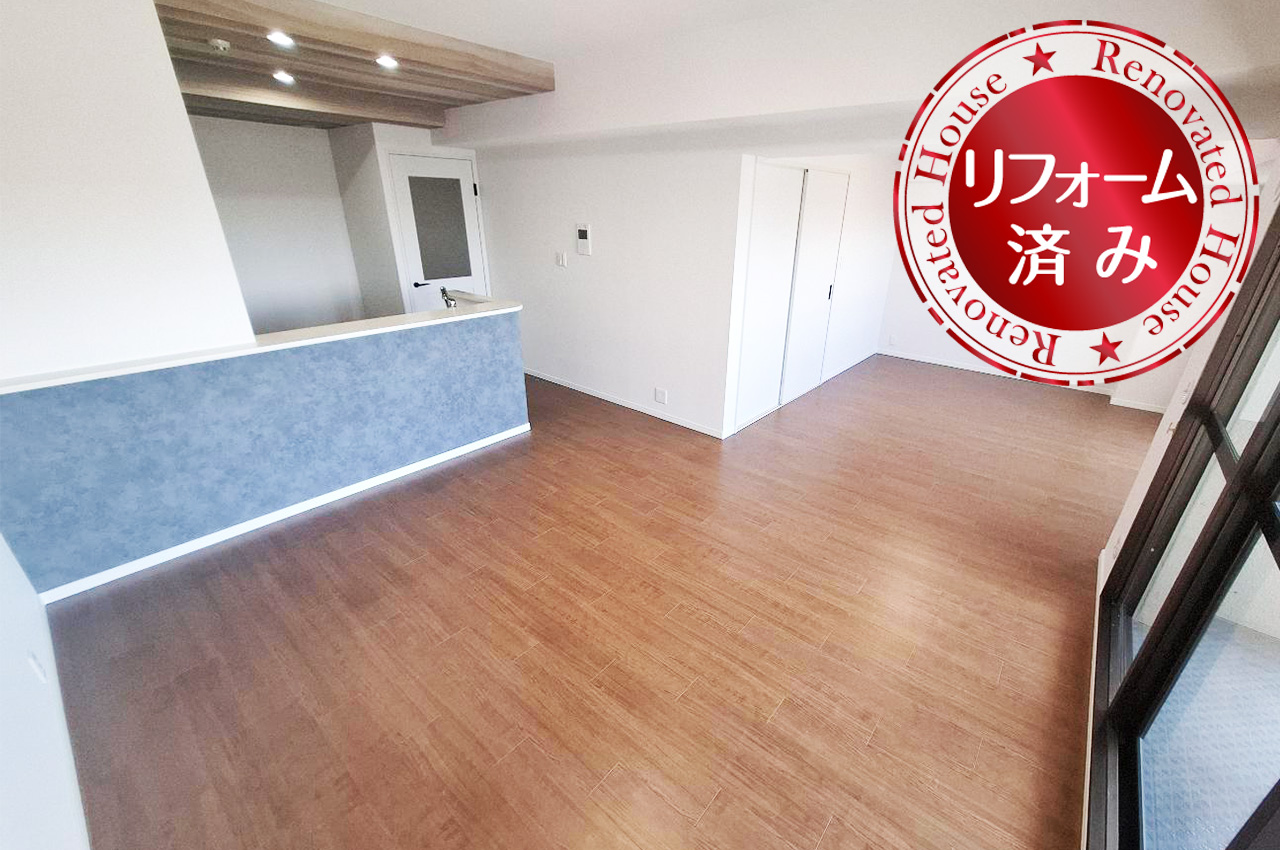 【マンション】シティパーク北野田＃堺市東区高松＃全室洋室の間取りにリノベーション済み♪お買物便利な好立地マンション。小学校や公園も近く子育て世代におすすめです。