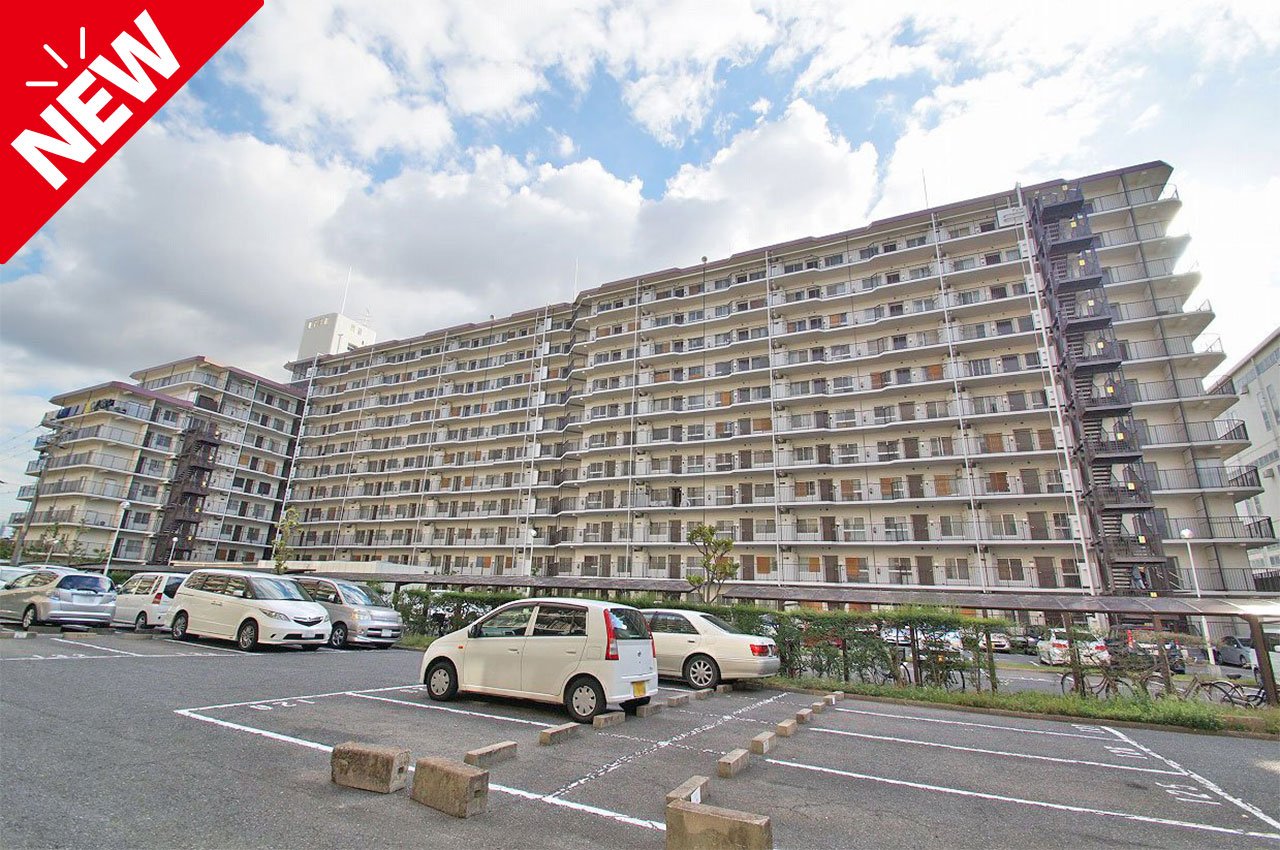 岸和田コーポラス弐号棟★和室の続き間のある４DK！南西向きの7階部分です！月々２万円台のお支払いより！