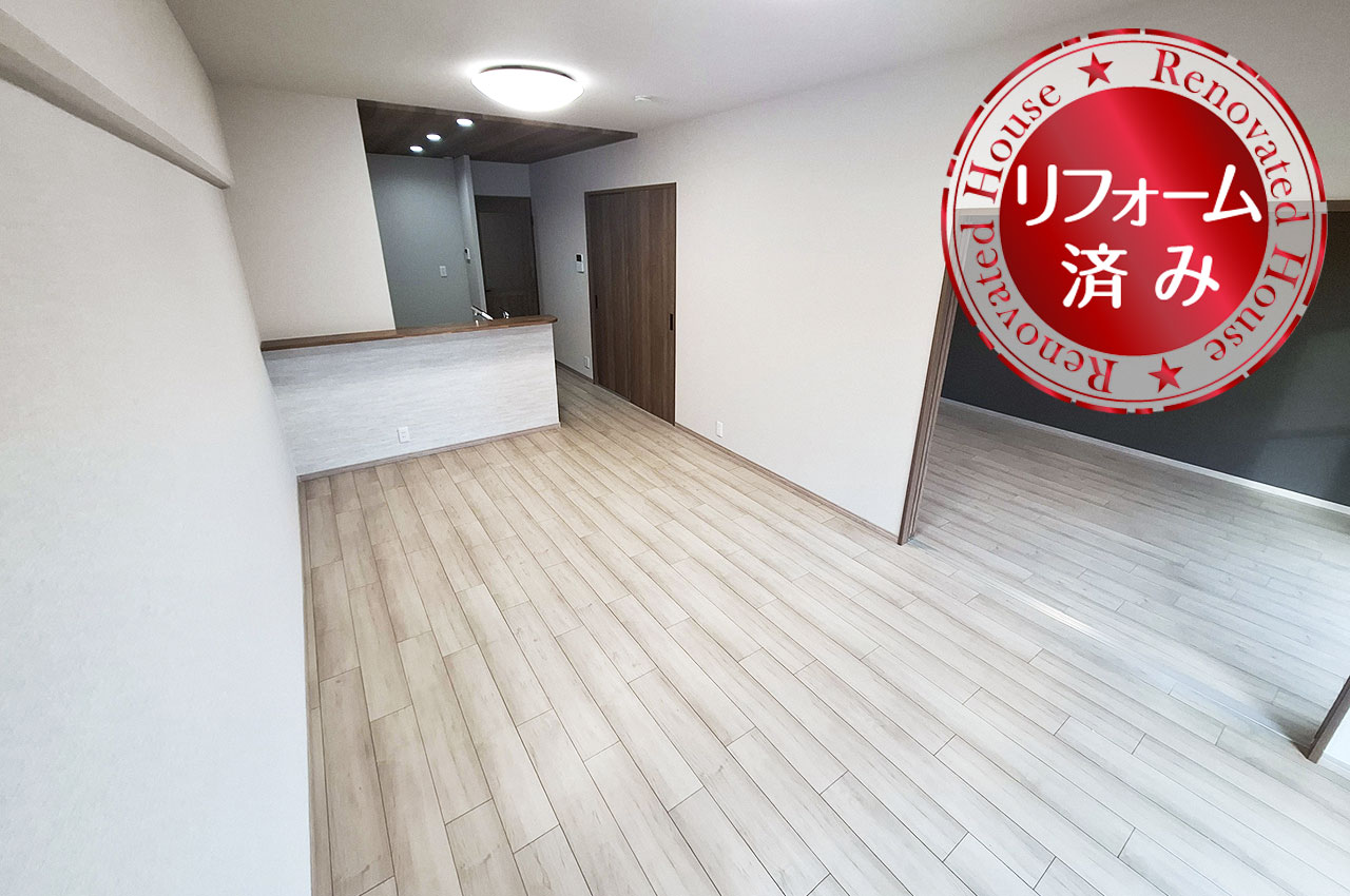 【マンション】エバーグリーン金岡＃堺市北区金岡町＃11階建ての7階部分、全居室洋室の3LDKをリノベーション済み。お買物や通学便利な好立地マンションです。