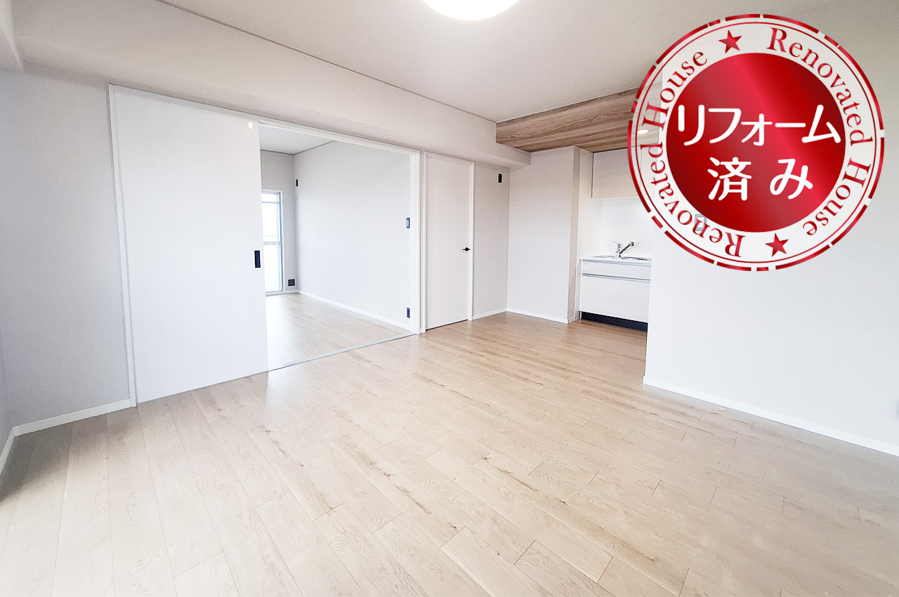 【マンション】朝日プラザ松原II＃松原市天美我堂１丁目＃全居室洋室の3LDK。二面バルコニーの角住戸です。お買物便利な好立地マンション♪