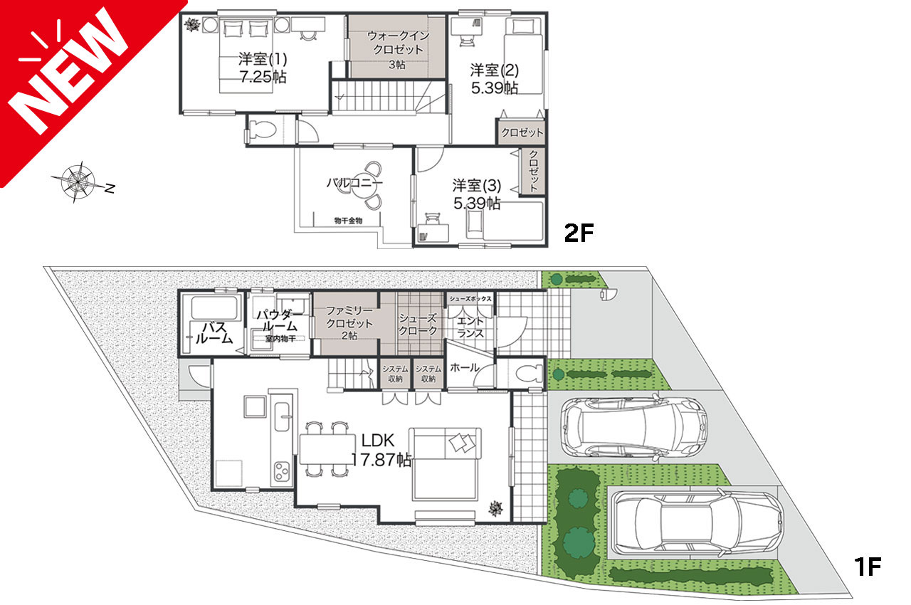 【建築中】アイーナネオ泉佐野松原２号地★フジ住宅施工！りんくうエリアの一戸建て！外構工事費・税込みの価格です！