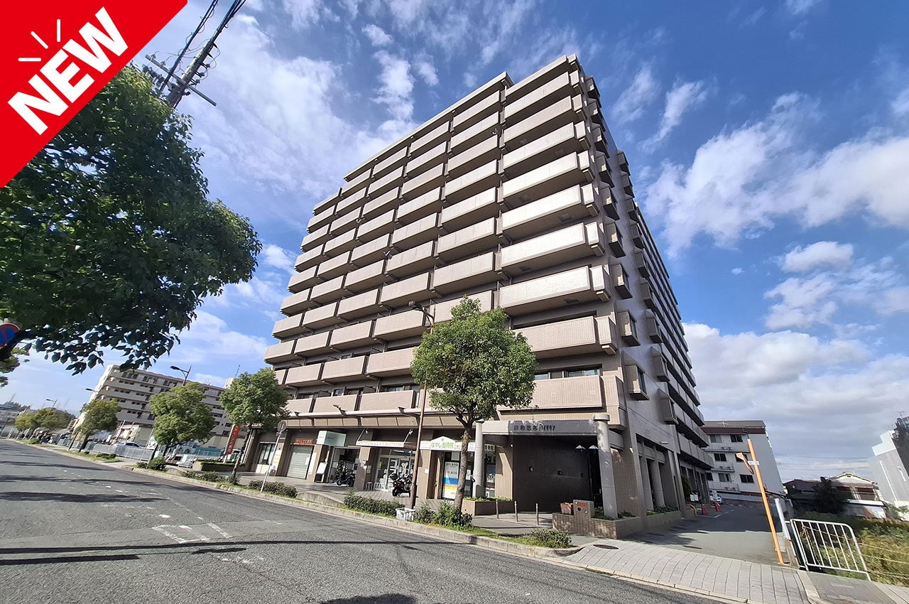【改装済】藤和喜志ハイタウン★11階建て9階部分、二面バルコニーの角住戸！リフォーム済みです。