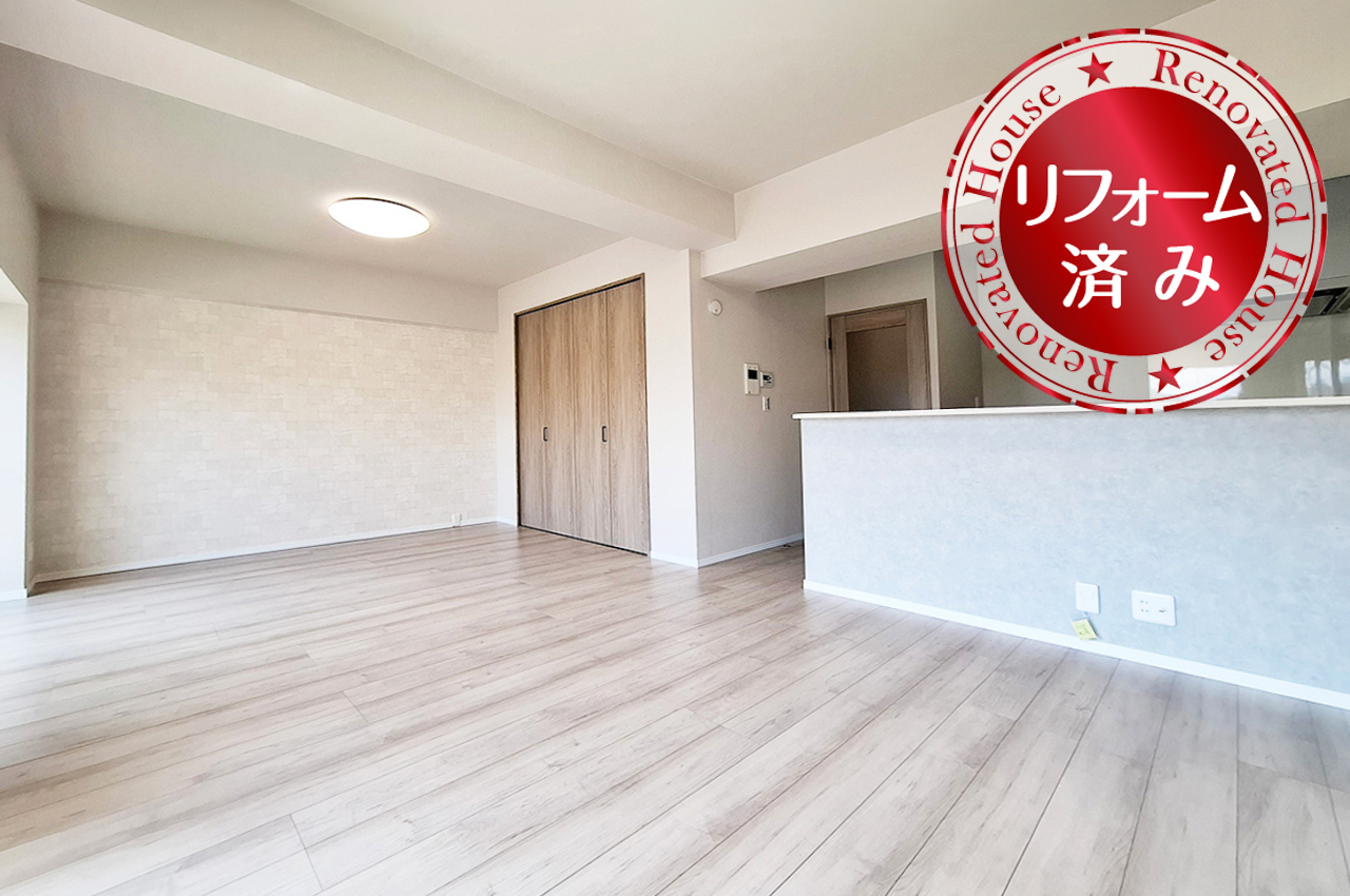 【マンション】和泉鶴山台アーバンコンフォート＃和泉市上代町＃全居室が洋室の2LDKをきれいにリフォーム済み。約16.4帖の広々LDKが魅力。お買物便利な住環境です。