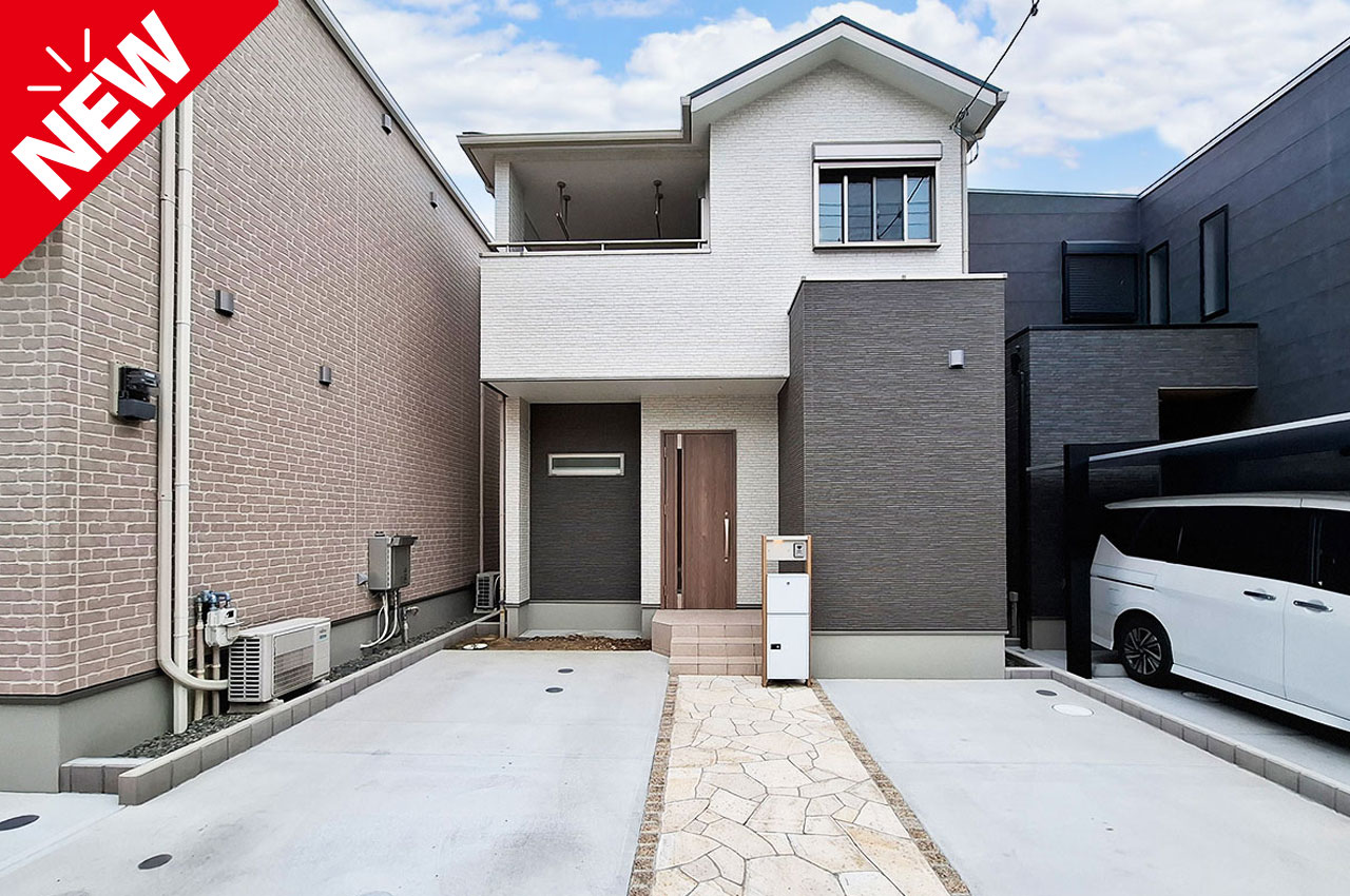 堺市東区草尾★令和7年3月築の築浅物件！シューズクロークやウォークインクローゼット等収納豊富な4LDK！