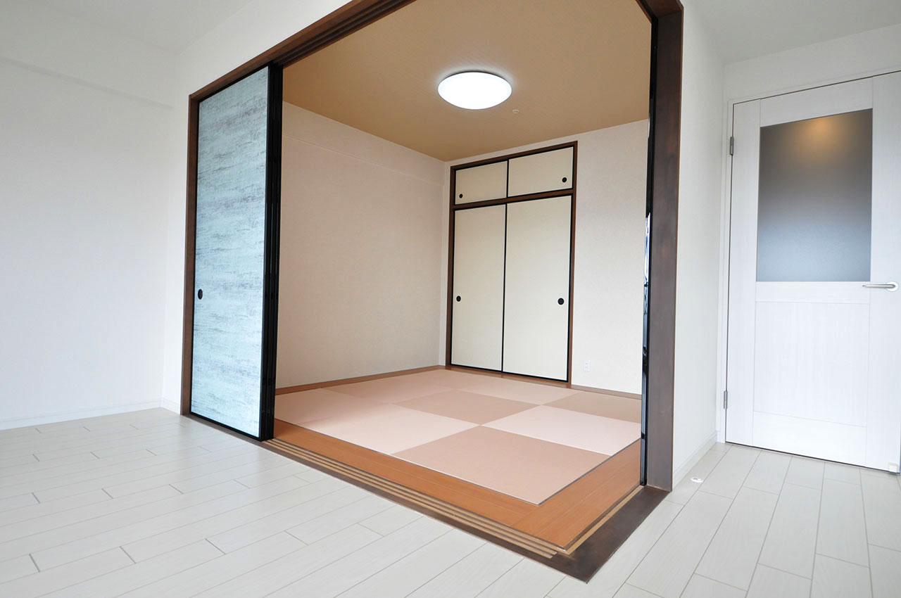 きれいになった和室は、寝室や客間、リビングの一部としてもご利用頂けます。