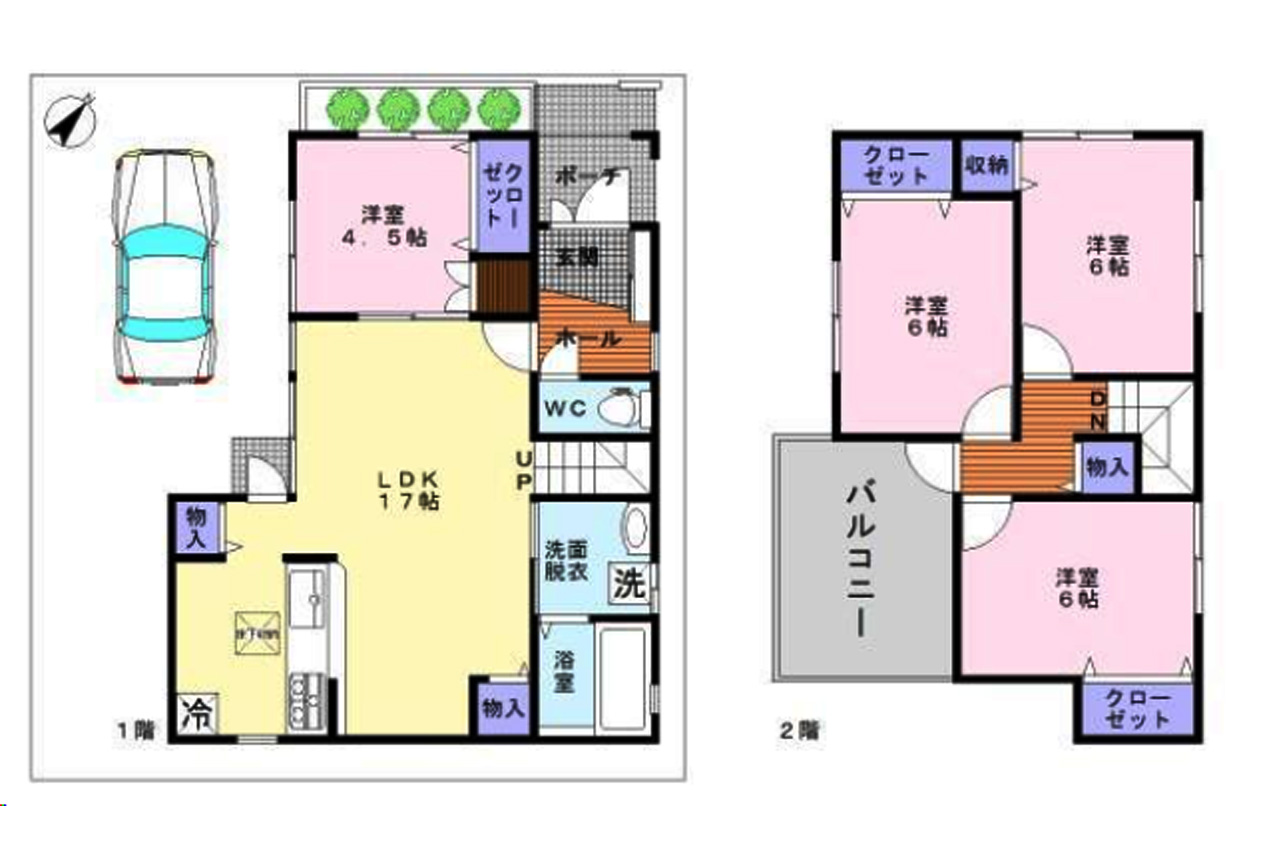 ファミリー向けゆとりの4LDK