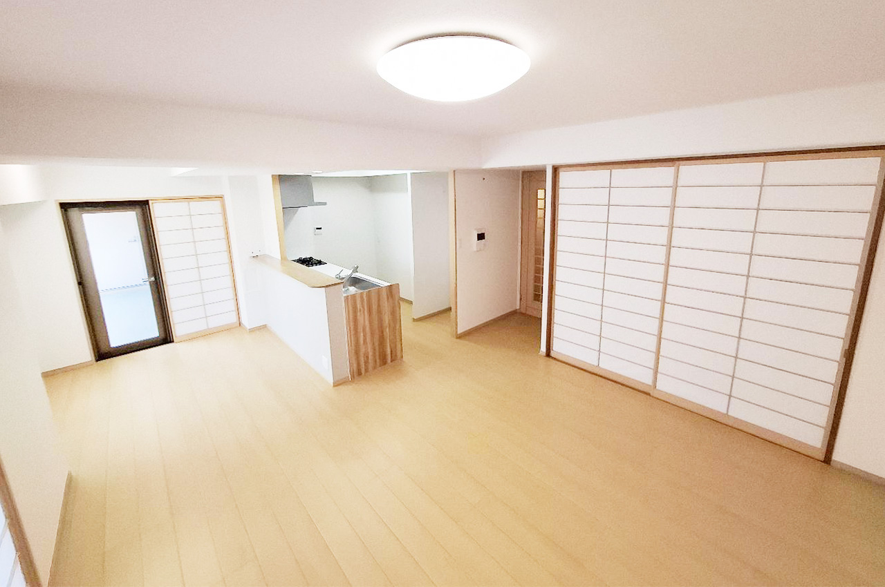 LDK:実際の室内写真