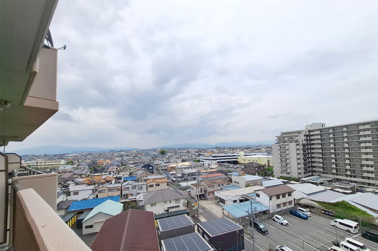 10階建ての8階部分なので眺望良好で開放感があります。