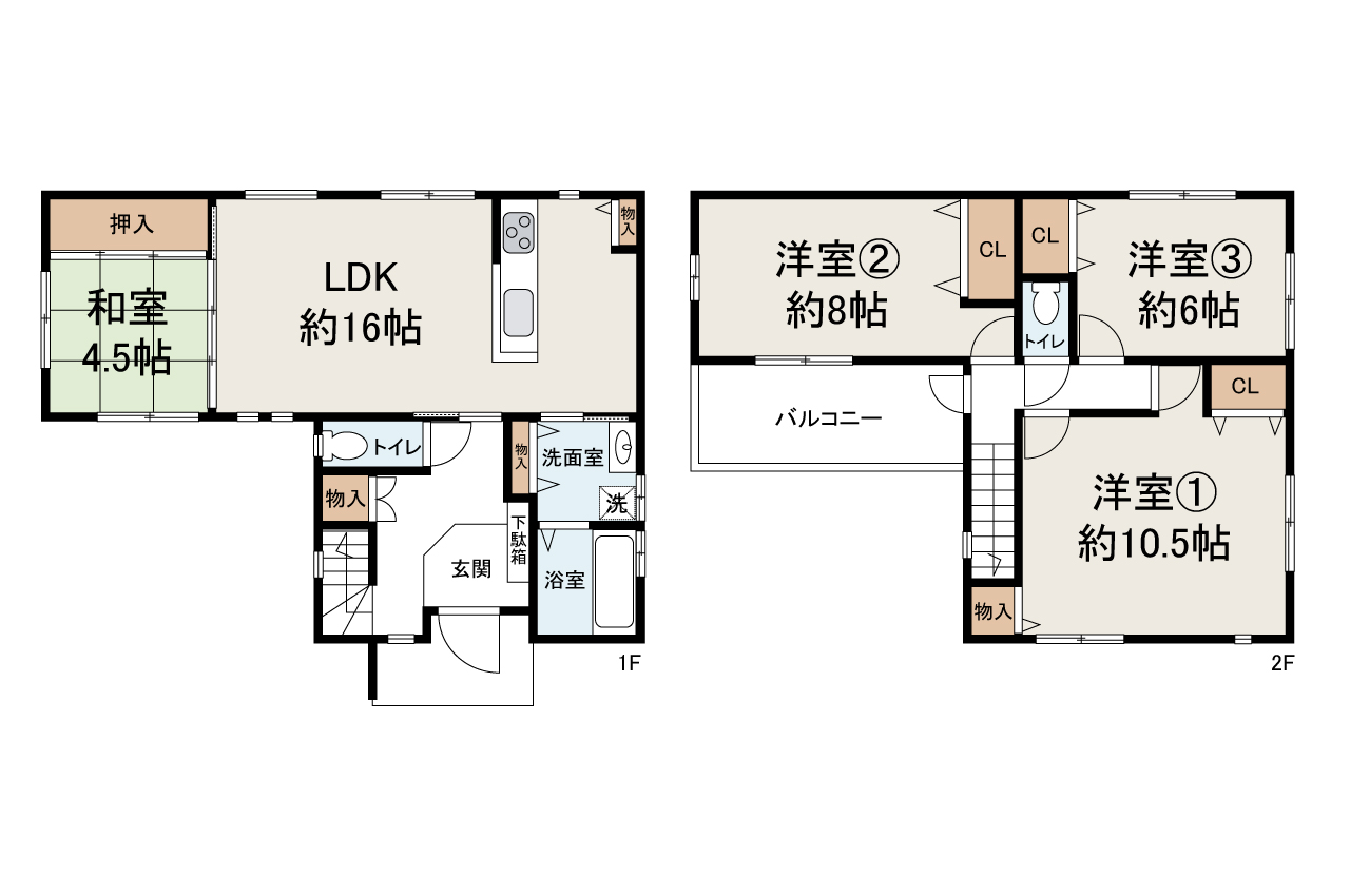 現状でのお引渡し。定額リフォームパック(オプション)利用可。詳細はお問合せください。