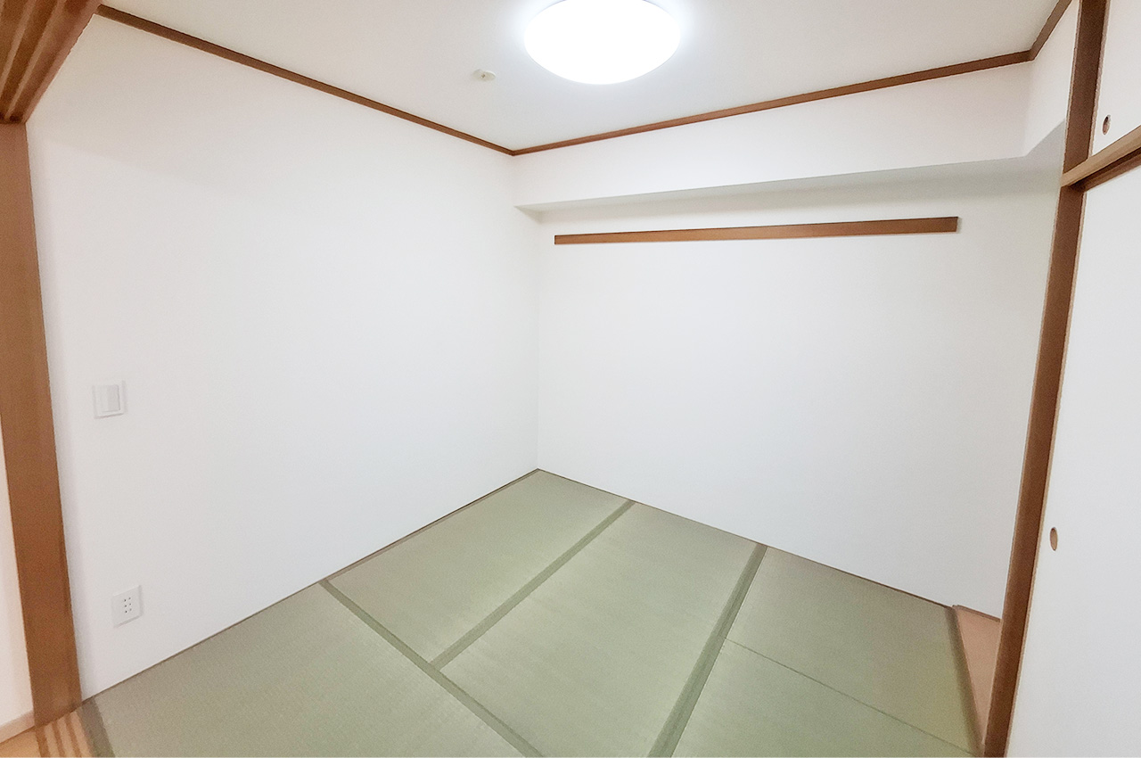 タタミコーナー:来客時の対応にも重宝するスペース。
