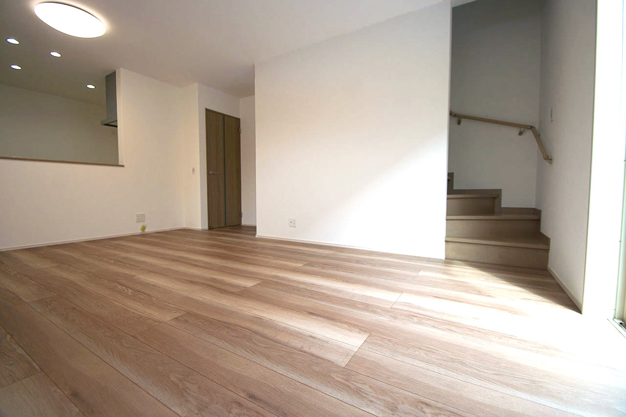 家族間コミュニケーションがとりやすいリビング階段の間取りです。