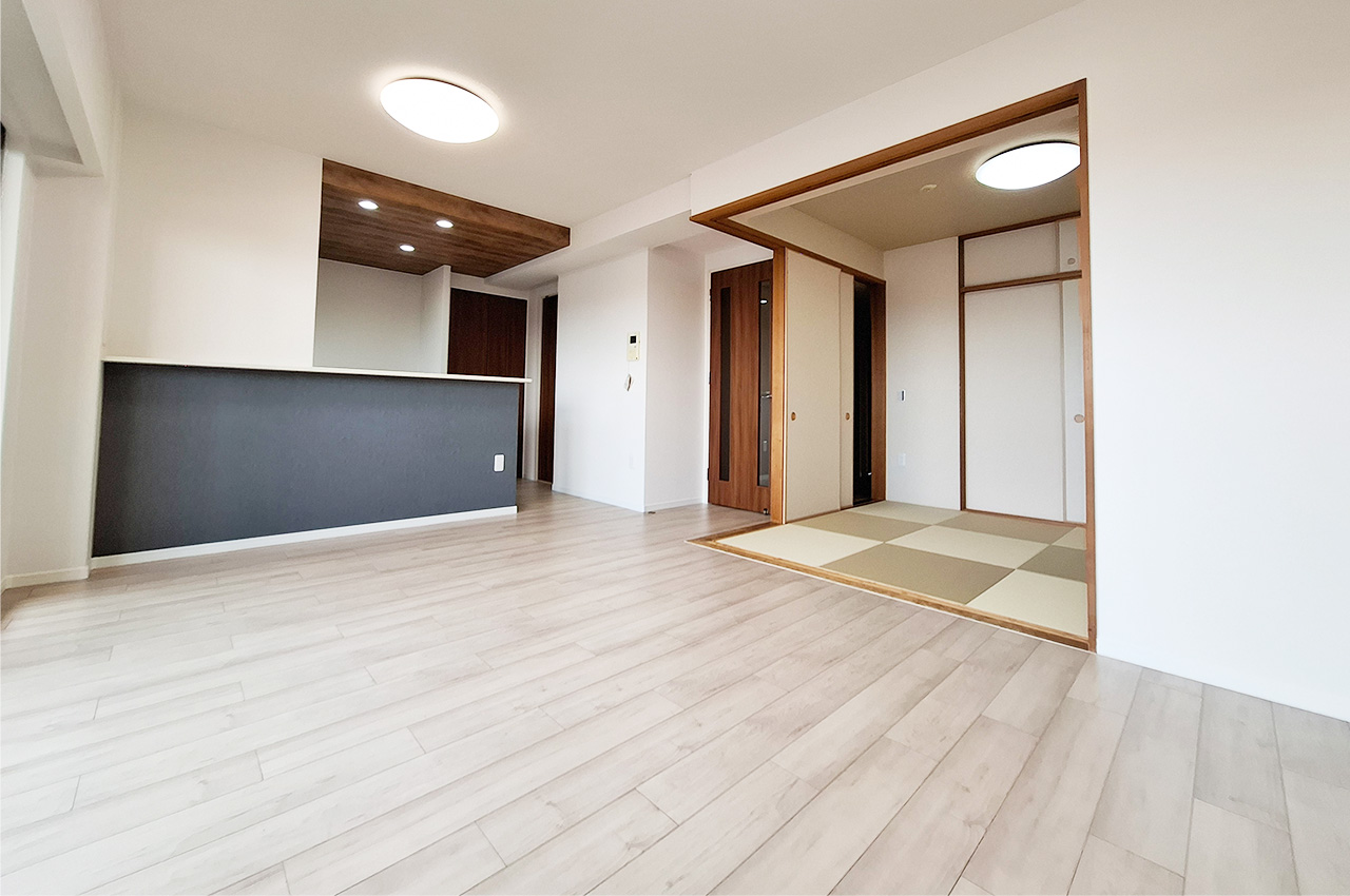 LDK：クロスやフローリングを貼替えるなどリフォーム済み。