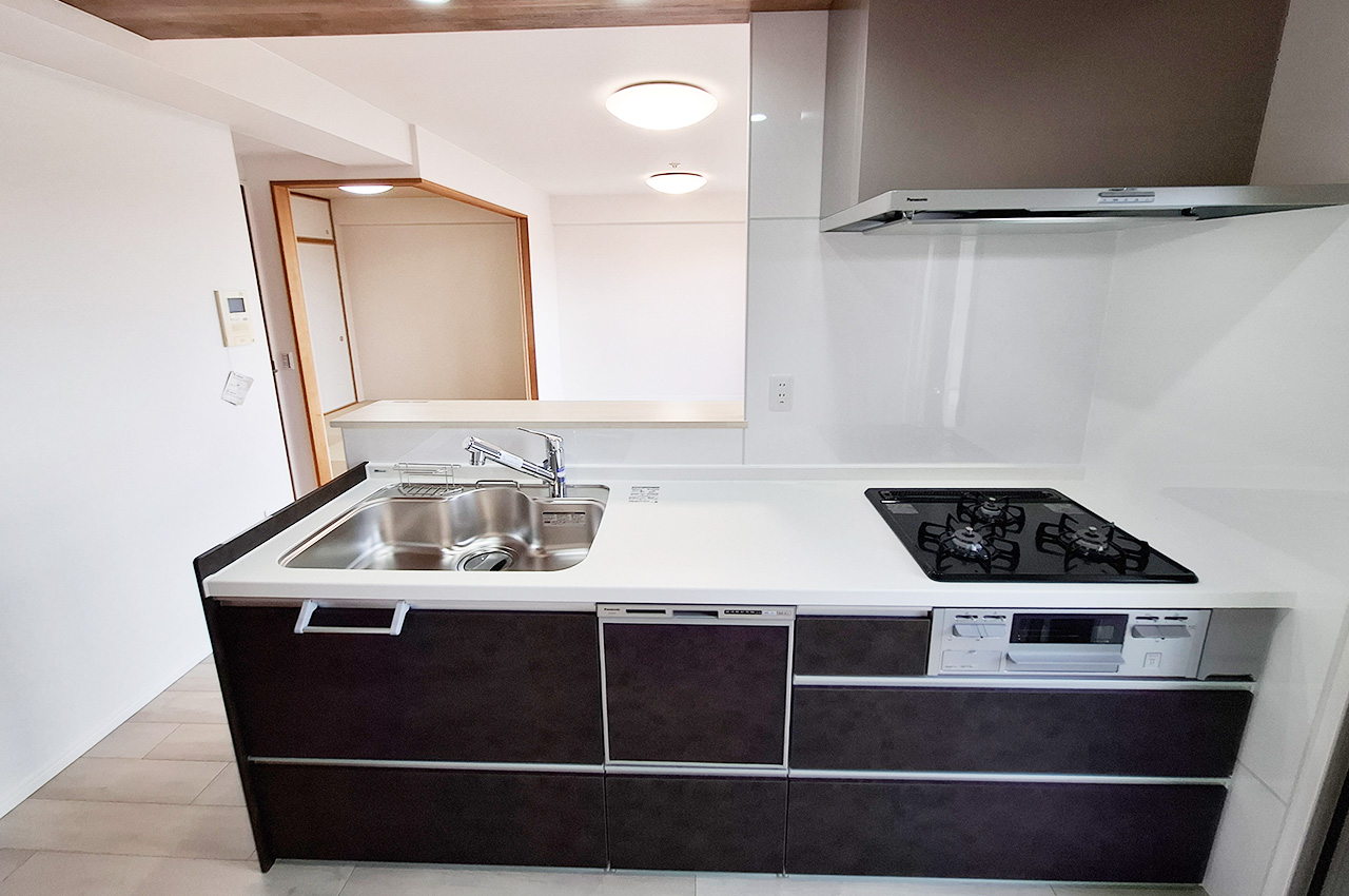 キッチン：食洗機付きシステムキッチンを新調済み。