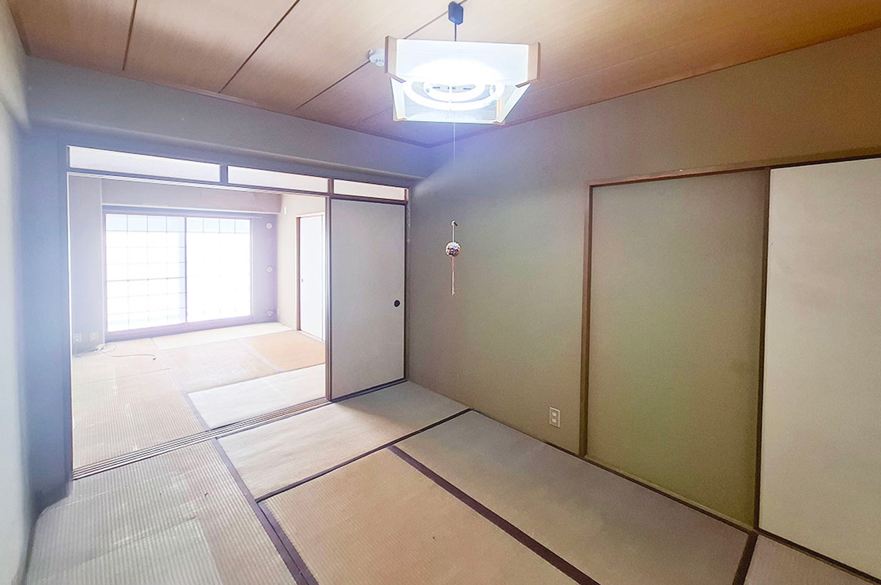 和室①+②：続間