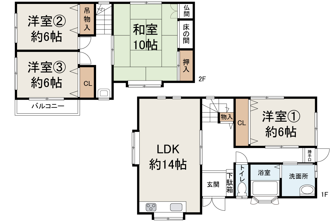 現状でのお引渡し。定額リフォームパック（オプション）利用可。詳細はお問合せください。