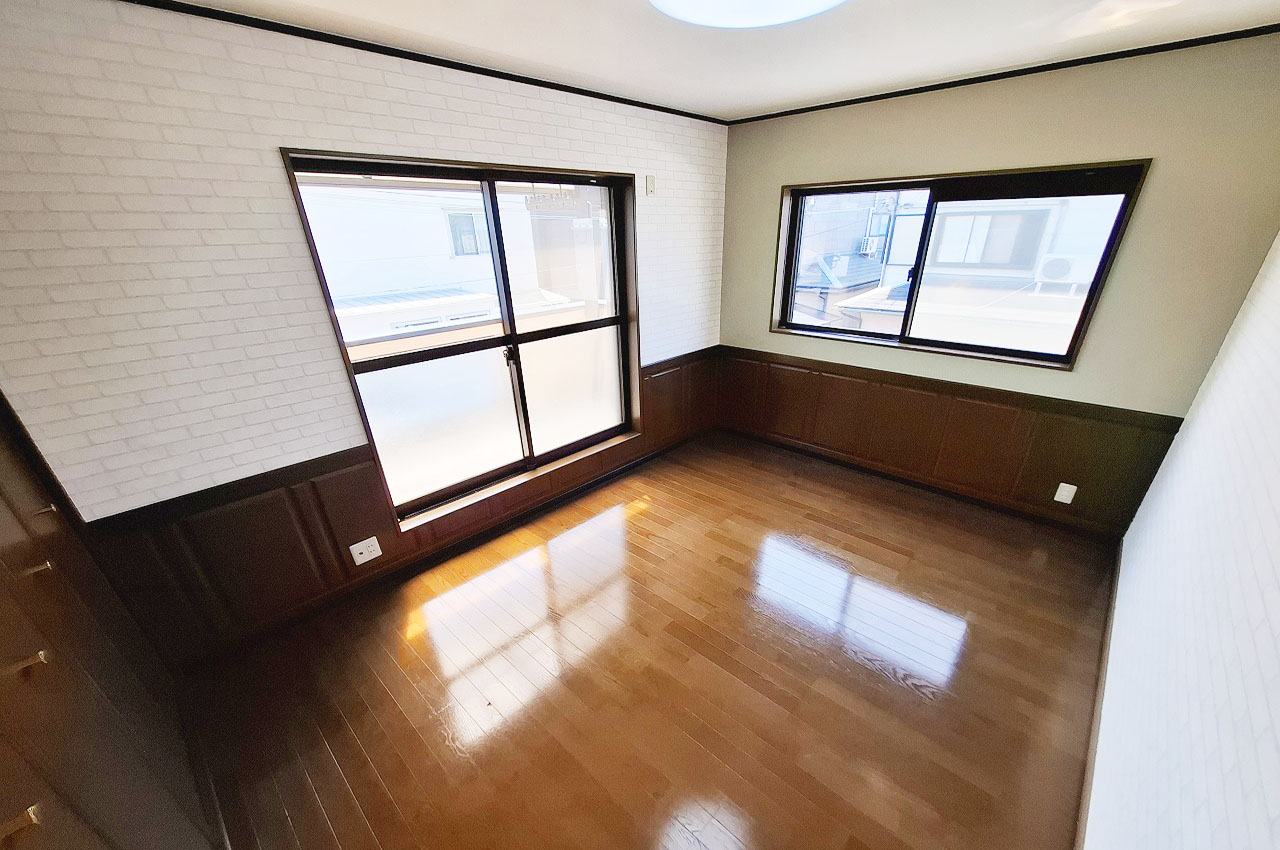 洋室③：バルコニーに近く、洗濯物を取り込む動線も便利です。