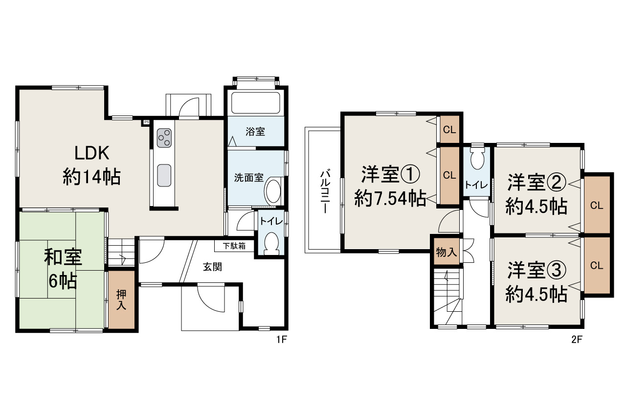 現状でのお引渡し。定額リフォームパック（オプション）利用可。詳細はお問合せください。