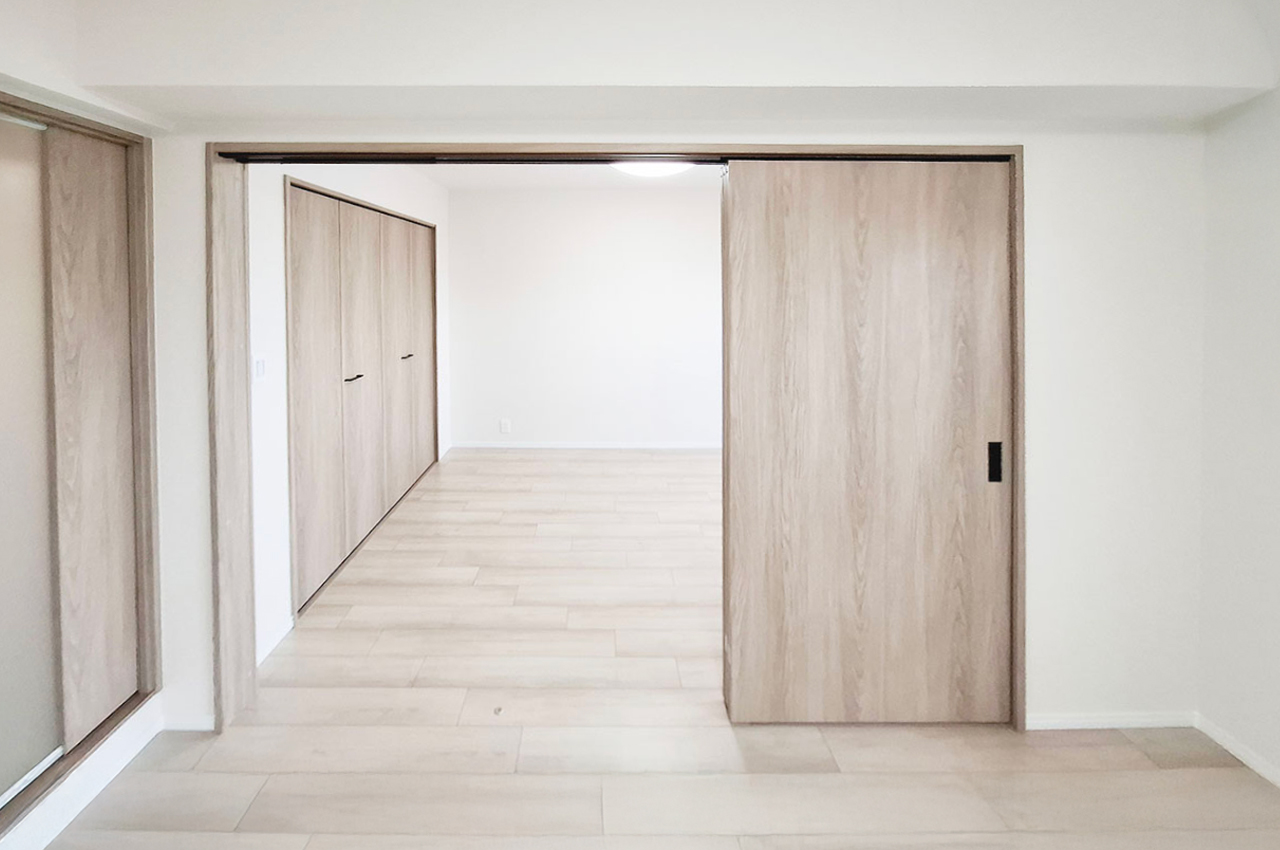 DK+洋室③：洋室③と合わせると約15.5帖でゆったり過ごせます。