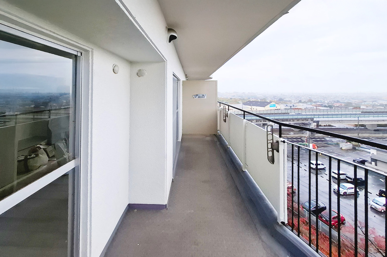 バルコニー：東向きで午前中の日当り良好です。