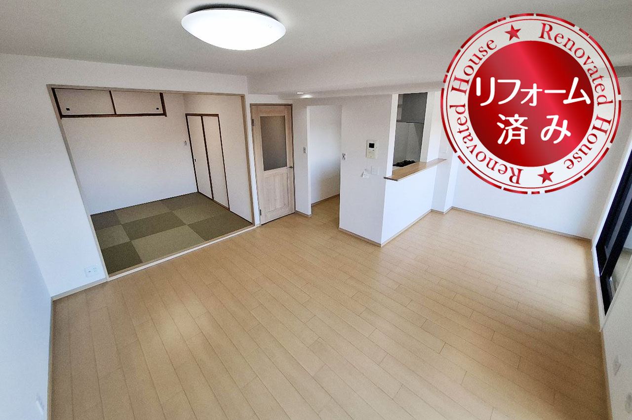 室内ピカピカにリフォーム済み。きれいになった室内を現地にてご確認ください。