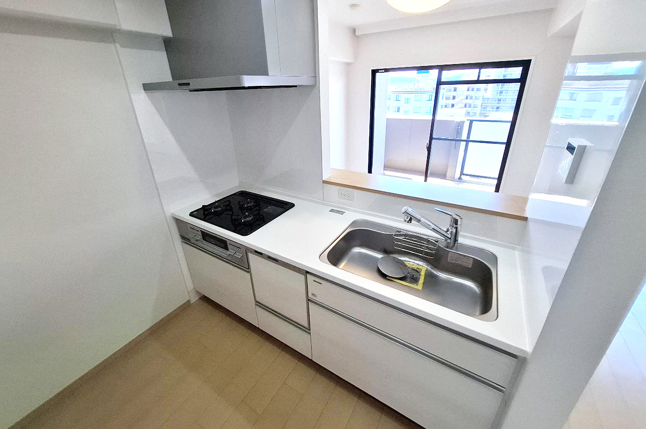 キッチン:食洗機付きシステムキッチン新調