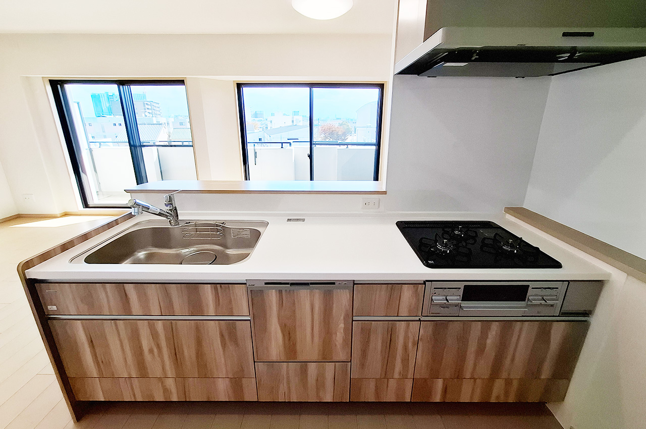 キッチン:食洗機・浄水器付きのシステムキッチンを新調済み。