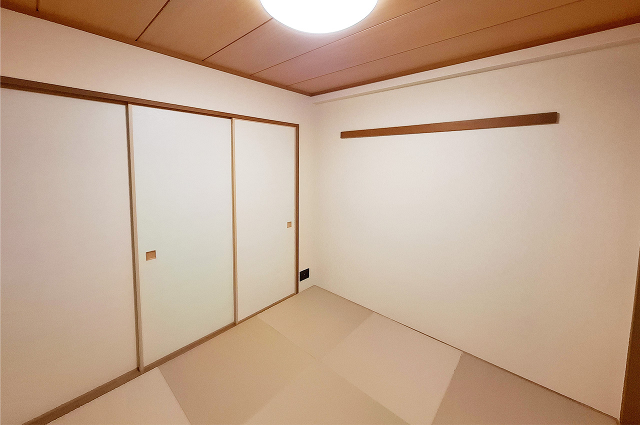 和室：襖を開ければLDKとの一体利用も可能です。