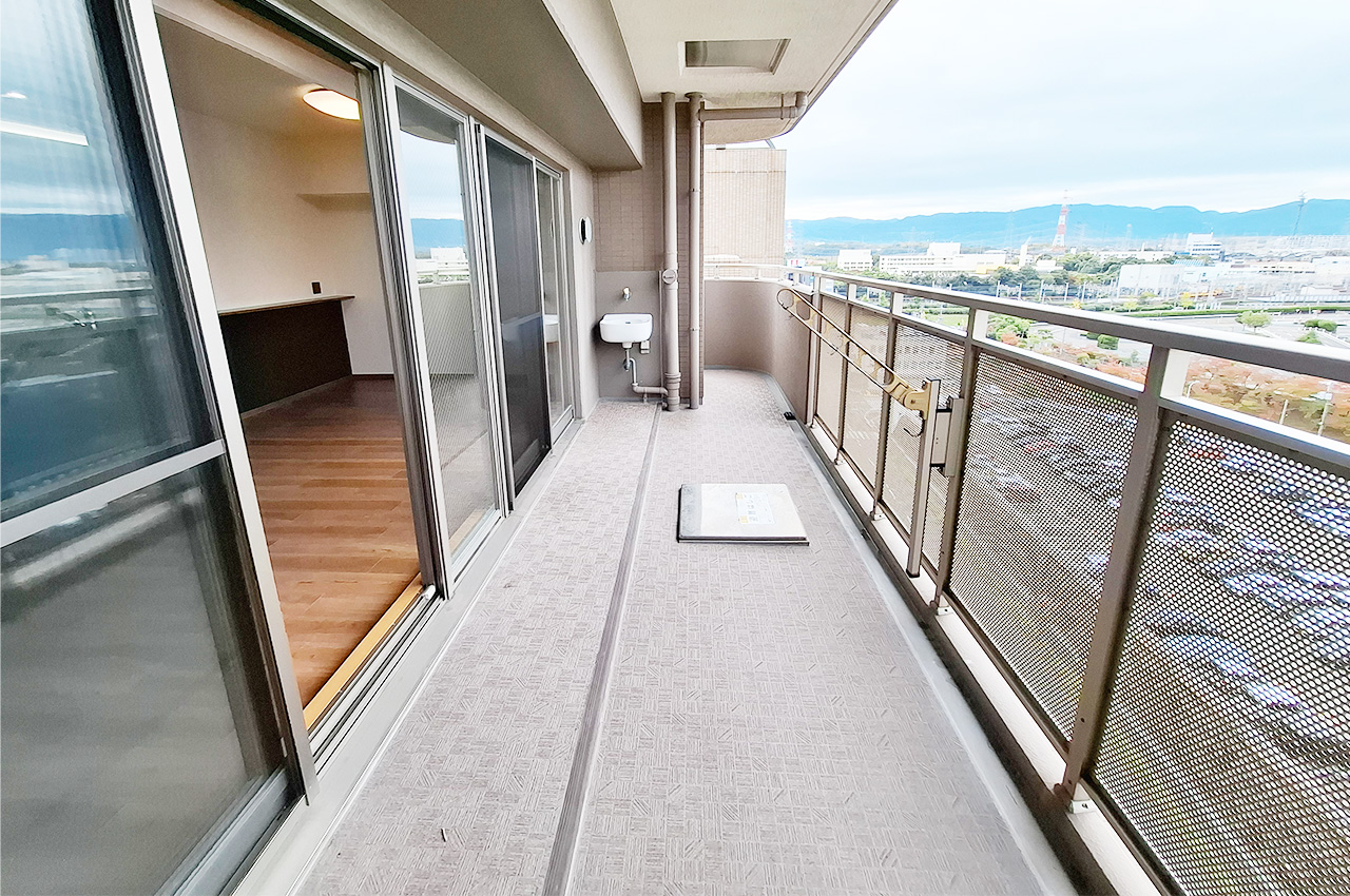 バルコニー：LDK側（南西）