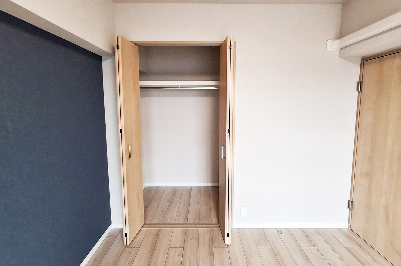 洋室3クローゼット:新調済み。