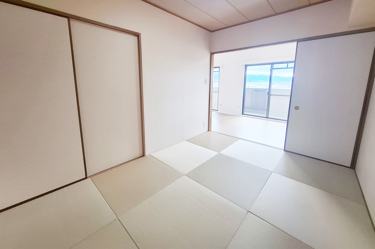 和室:LDKと廊下から出入りできる2way動線。