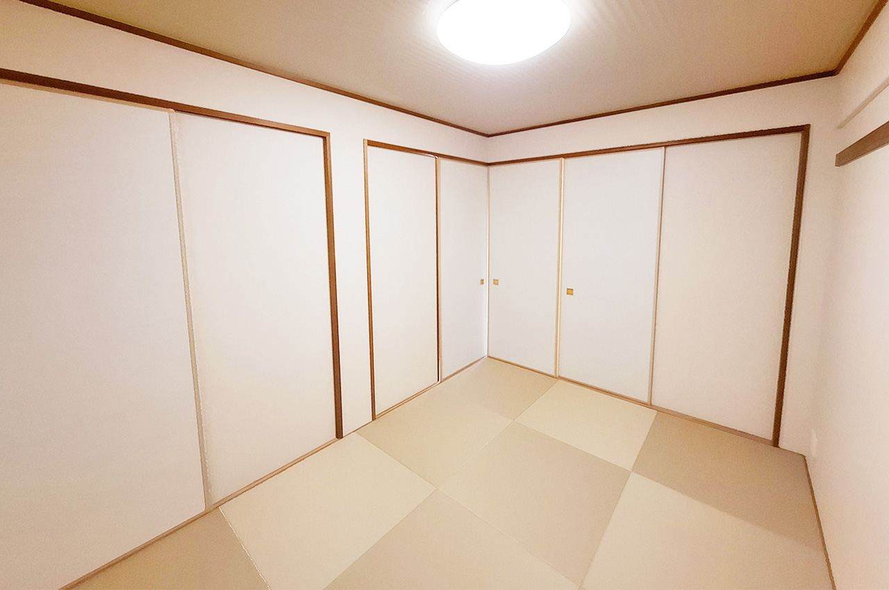 和室:襖を開ければLDKとの一体利用も可能。