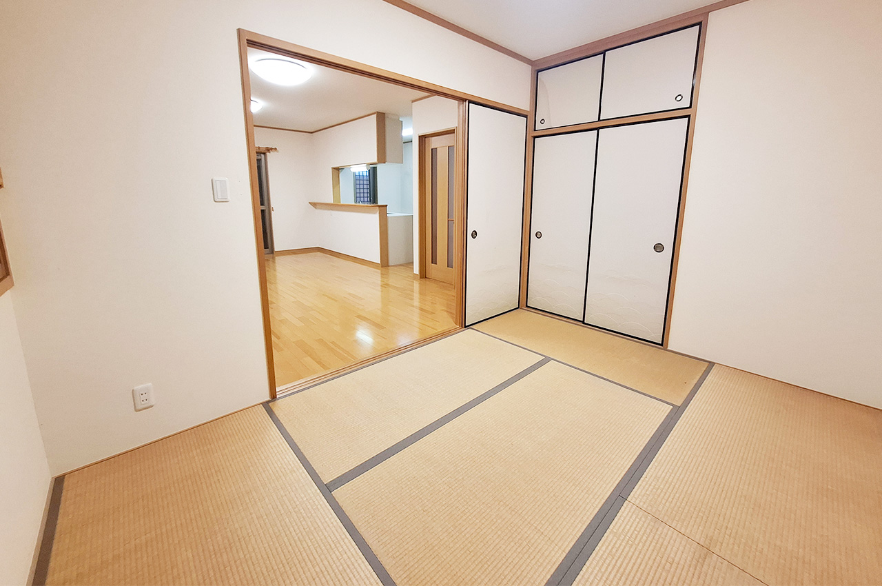 和室：襖を開ければLDKとの一体利用も可能。