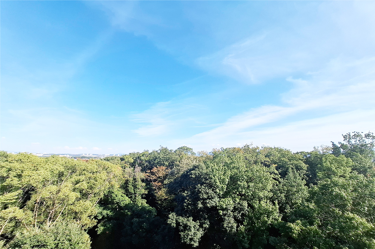 眺望：9階部分で眺望良好です。