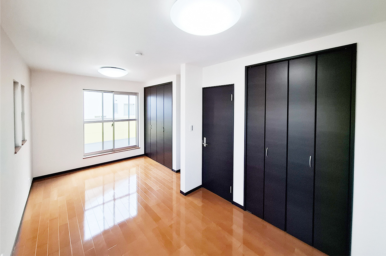 洋室2：間仕切りを付ければ二部屋に分けることも可能です。