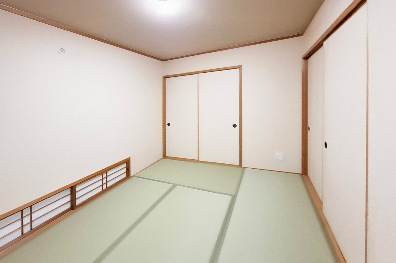 和室:襖や障子を貼替えるなどきれいにリフォーム済み。