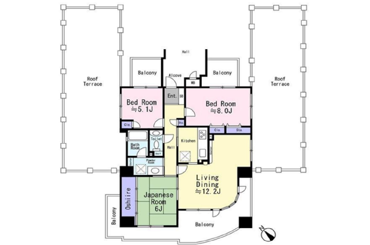 apartment いぶき野３丁目