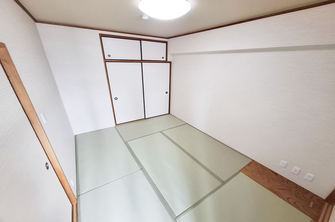 和室：6帖の和室は客間や家族の憩いの場として活躍します。