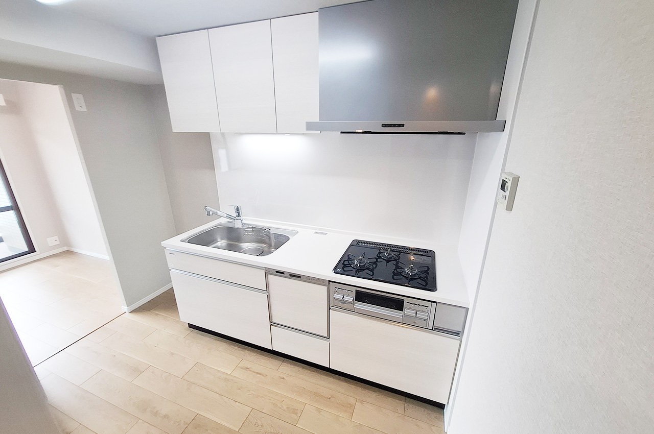 キッチン:食洗機・浄水器付きのシステムキッチンを新調済み。