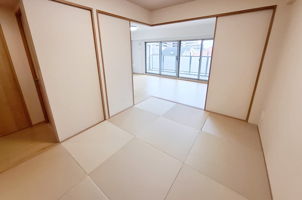 和室:クロス・半帖畳を新調するなどリフォーム済み。