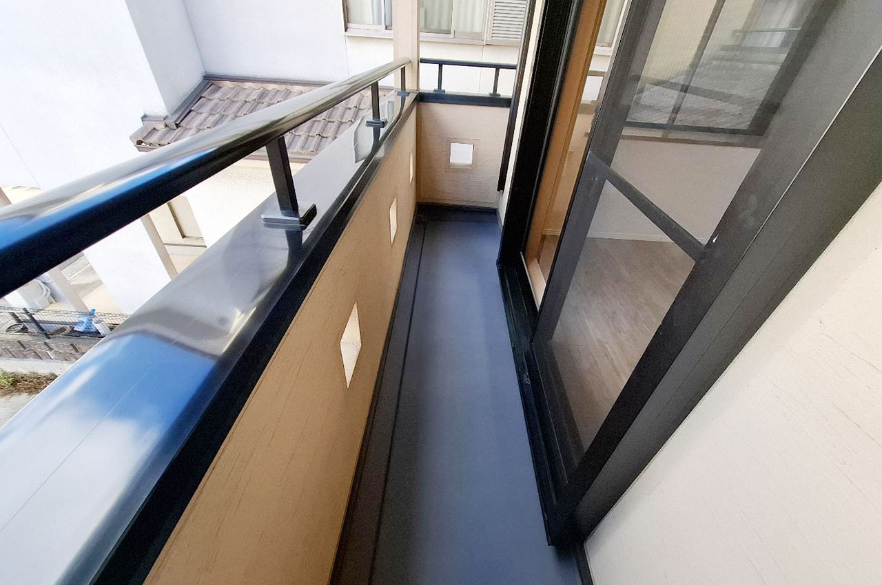 洋室①から出入りできるバルコニー