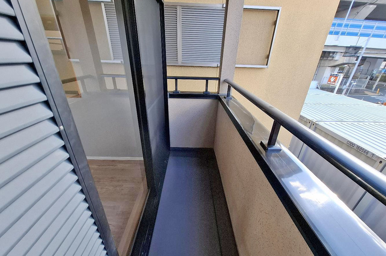 洋室③から出入りできるバルコニー