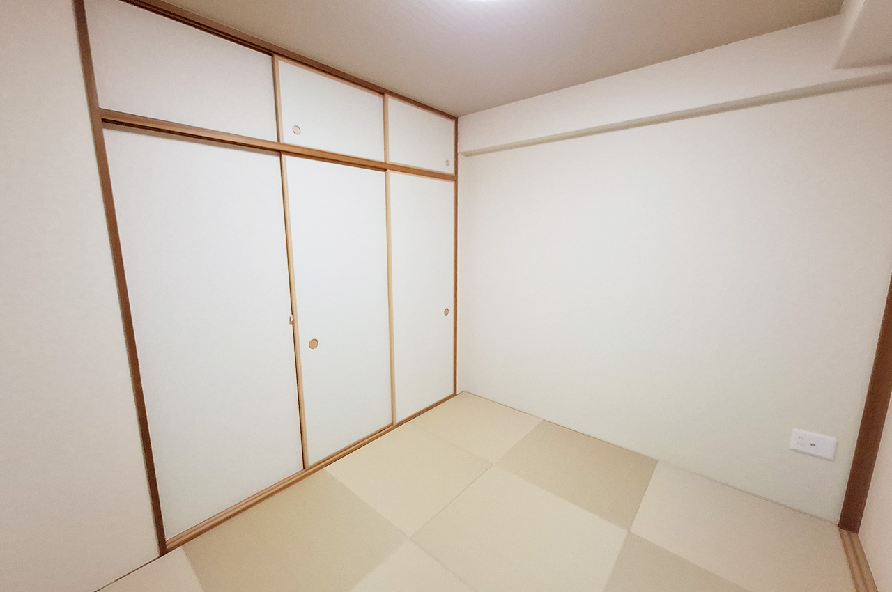 和室:押入れ付き。