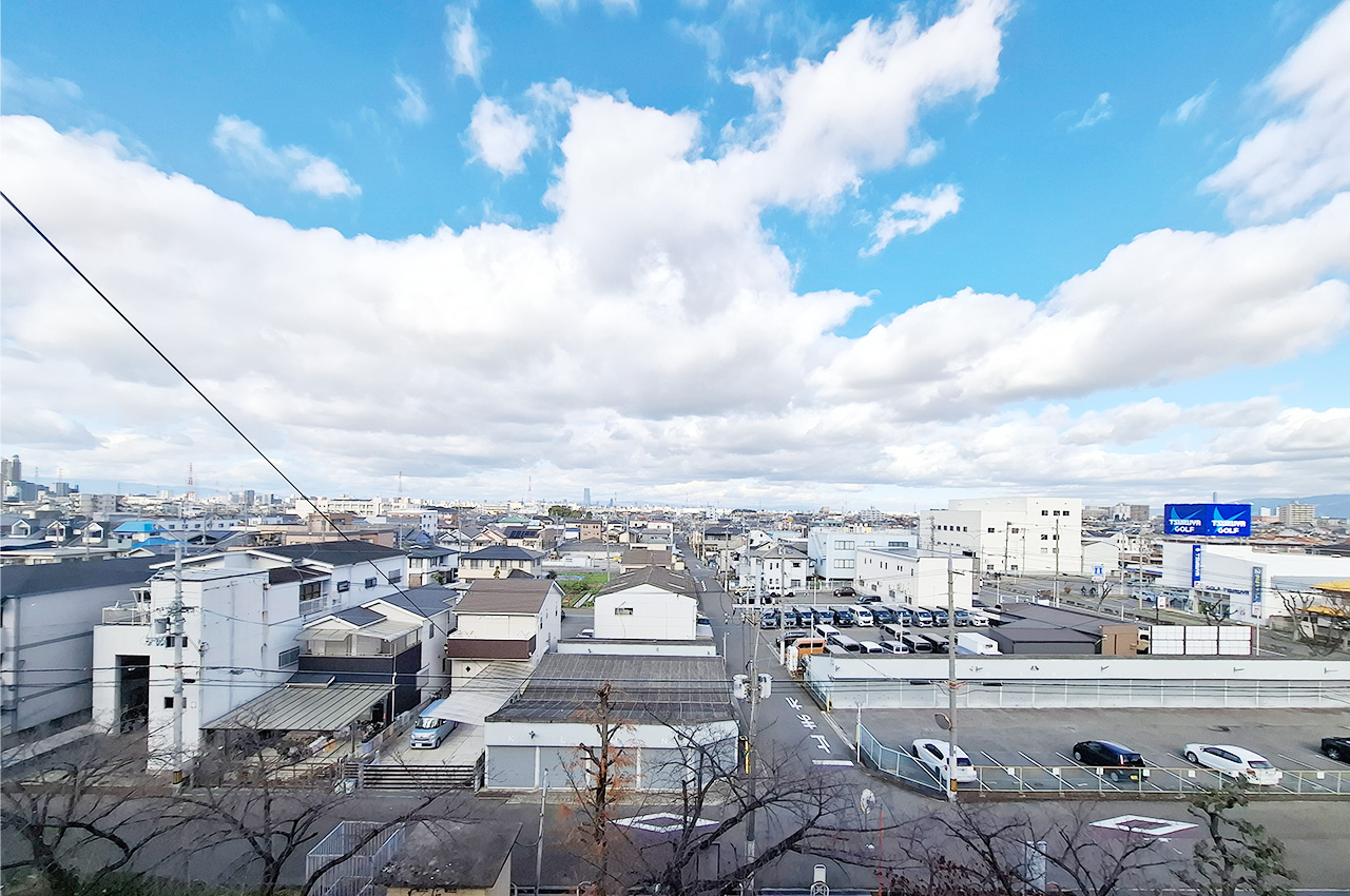 眺望:LDK・洋室1からの眺望です。