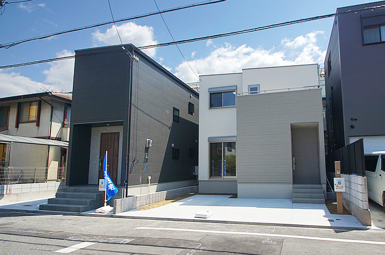 アイーナネオ岸和田野田町(右:1号地、左:2号地)