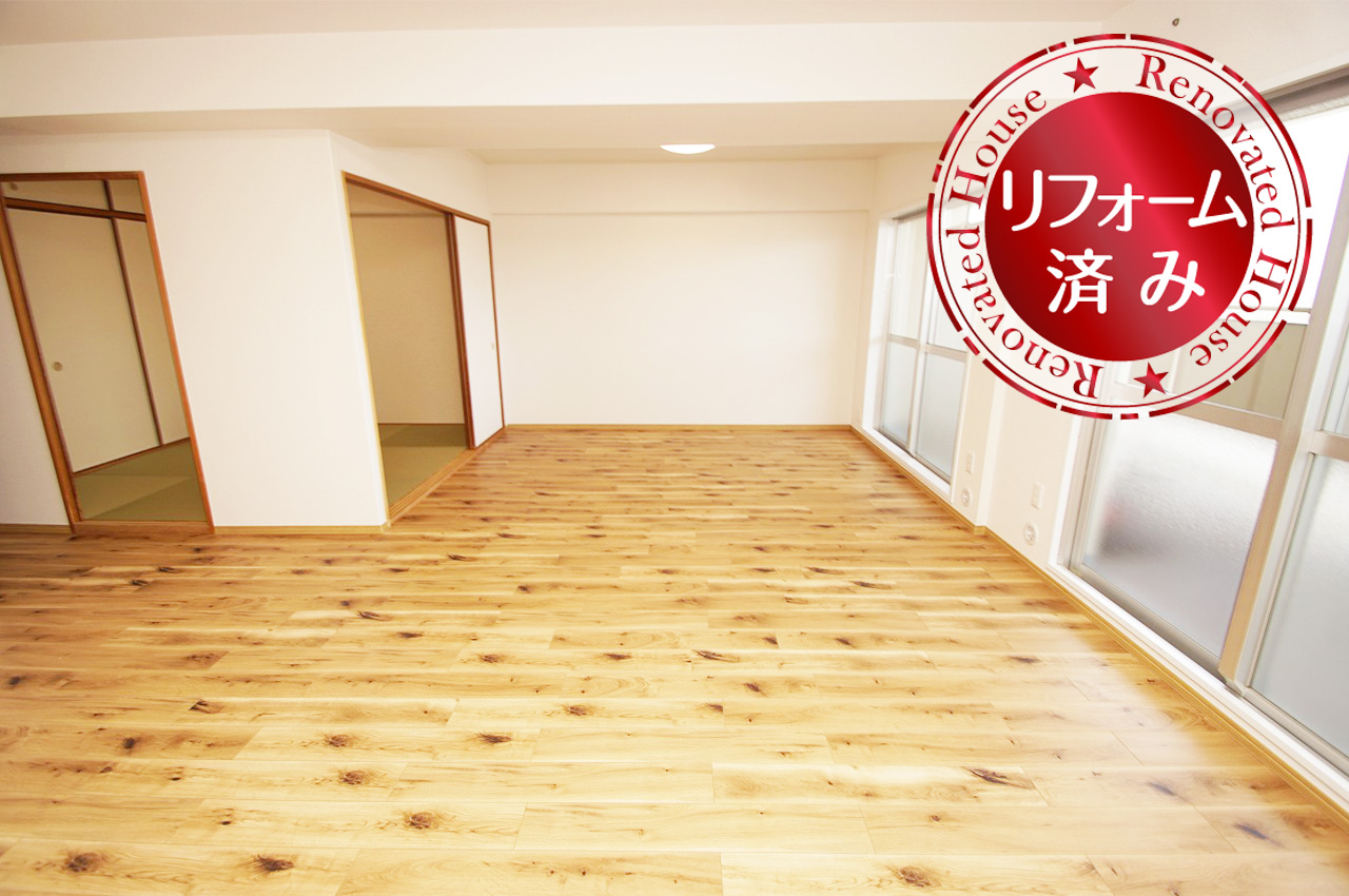 クロス貼替えなどリフォーム済み。きれいな室内を現地にてご確認ください。