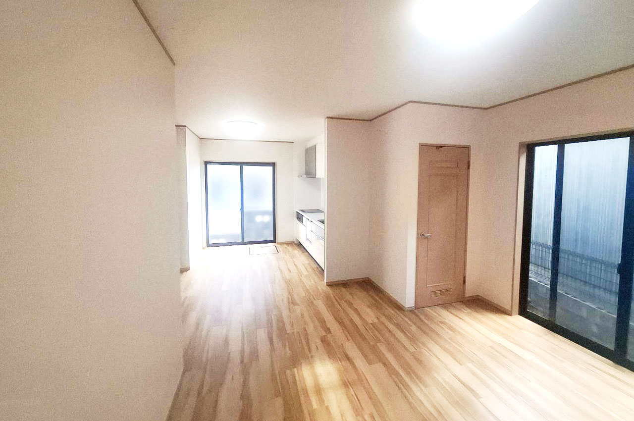 リビングとダイニングのスペースを使い分けやすい間取りです。