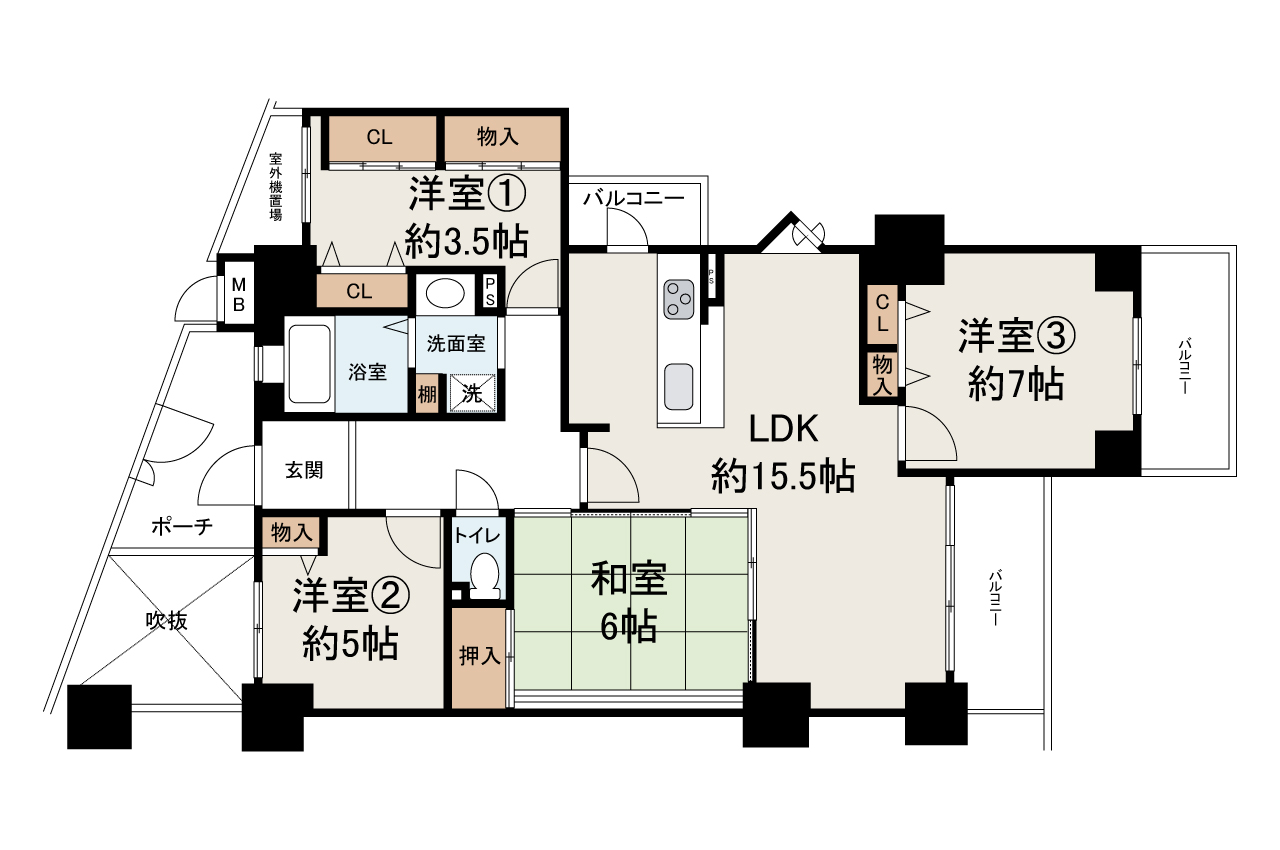現状でのお引渡し。定額リフォームパック（オプション）利用可。詳細はお問合せください。